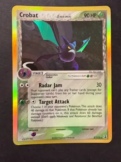 Crobat (Delta) - 2/113 EX Delta Species - Pokemon Holo Foil Rare LP/NM - Image 1