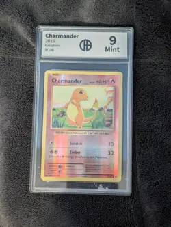 2016 Pokemon - Charmander Reverse Holo Rare - XY Evolutions 9/108 - 9 MINT! - Image 1