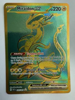 Miraidon Ex - 243/091 - Hyper Rare - Paldean Fate - Pokemon TCG NM/MINT - Image 1