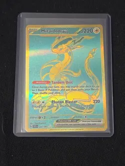 Miraidon Ex - 243/091 - Hyper Rare - Paldean Fate - Pokemon TCG NM/MINT - Image 1