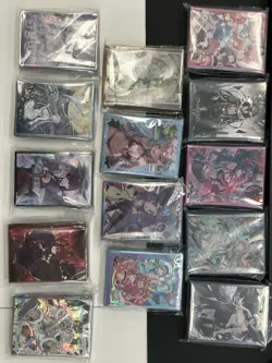 Anime TCG Card Sleeves Wholesale Lot (Yugioh, Pokemon) 270 packs assorted - Image 1