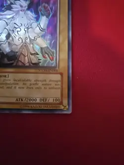 Yugioh Gene-Warped Warwolf STON-EN001 1st Edition Ultimate Rare NM - Image 4