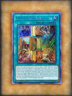 Yugioh Union Hangar BLRR-EN092 Secret Rare 1st Ed LP - Image 1