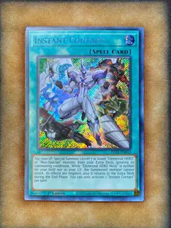 Yugioh Instant Contact POTE-EN052 Secret Rare 1st Ed NM - Image 1