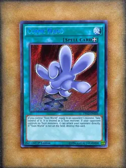Yugioh Comic Hand DRL2-EN026 Secret Rare 1st Ed NM - Image 1