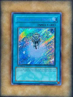 Yugioh Charge of the Light Brigade TDGS-EN089 Secret Rare 1st Ed NM - Image 1