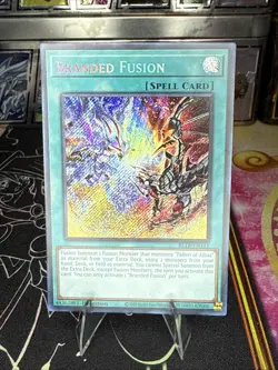 Yugioh Branded Fusion BTLR-EN111 Secret Rare 1st Ed NM - Image 1