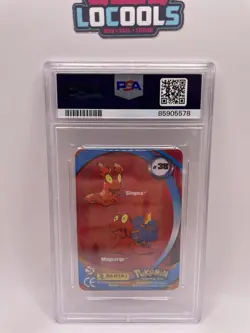 PSA 9 Mint 2004 Pokemon Action Card Slugma Magcargo lenticular - Image 2