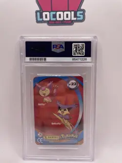 PSA 9 Mint 2004 Pokemon Action Card Skitty Delcatty lenticular - Image 2