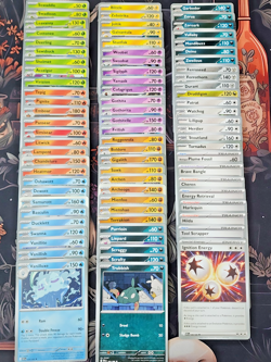 Pokemon TCG White Flare - Complete Base Set - C/UC/R/EX - 86 Cards - Image 1
