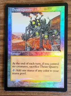 Thran Quarry Foil Land Rare Card Urza's Saga HP Condition - Image 1