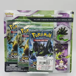 Pokemon Trading Card : XY Fates Collide Blister Pack Collector's Pin Zygarde - Image 1