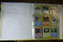 Old Pokemon Cards Bundle With Binder Holos Common Rare Rev 🔥 - Image 1