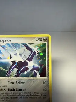 Pokemon TCG: Dialga 1/130 (2007) Diamond & Pearl • Holo Card with SWIRL LP - Image 4