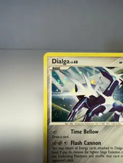 Pokemon TCG: Dialga 1/130 (2007) Diamond & Pearl • Holo Card with SWIRL LP - Image 5