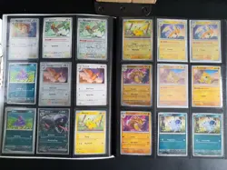 Pokemon 151 Complete Base Set All Reverses) + EX And Binder 326 cards - Image 3