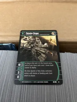 STAR WARS TCG WOTC BATTLE YAVIN TATOOINE HANGAR 65/105 M/GEM MINT Tip Top Card - Image 1