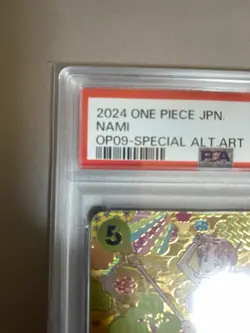 PSA 10 Nami SR-SPC OP08-106 Emperors in the New World ONE PIECE Card Japanese JP - Image 4