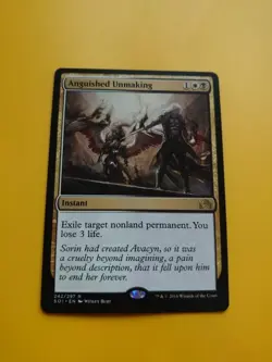 Anguished Unmaking. SOI rare Instant Magic the Gathering Card. - Image 2