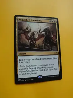 Anguished Unmaking. SOI rare Instant Magic the Gathering Card. - Image 3