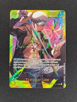 Trafalgar Law OP10-119 Secret One Piece Card Game OP10 Royal Blood ENG - Image 1
