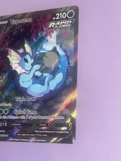 Pokemon Sword And Shield Vaporeon V & VMAX Promo Set - Image 3