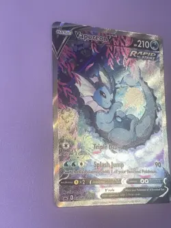 Pokemon Sword And Shield Vaporeon V & VMAX Promo Set - Image 4