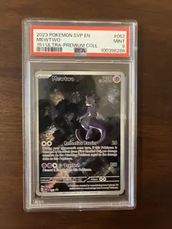 LOT OF (5) 2023 POKEMON SVP EN-SV BLACK STAR PROMO #052 MEWTWO 151 PSA 9 - Image 2