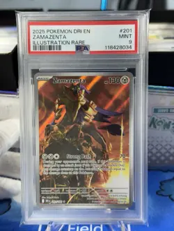 Zamazenta #201 Pokemon Destined Rivals PSA graded MINT 9 - Image 1