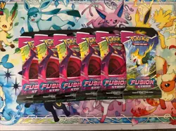 Pokemon Sword & Shield Fusion Strike Sleeved Booster Packs x 6 - Image 2