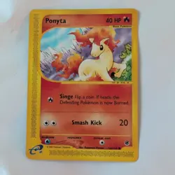 Pre-owned Pokemon TCG Expedition Series Ponyta 126/165 Common 2002 - Image 1