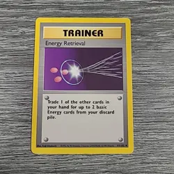 ENERGY RETRIEVAL - Base Set - 81/102 - Uncommon - Pokemon TCG - 1999 WOTC - Image 1