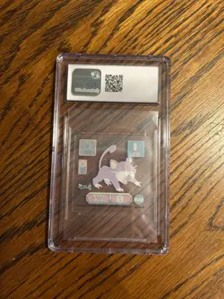 Rattata #D09 1998 Amada Super DX Clear Pokemon Sticker CGC 10 - Image 2