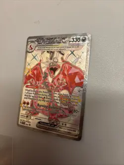 Pokemon TCG Charizard EX Black Star Promo 074 Paldean Fates Shiny Charizard - Image 2