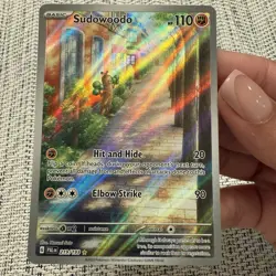 Pokemon TCG - Sudowoodo 219/193 Paldea Evolved Illustration Rare 2023 - NM/M - Image 1