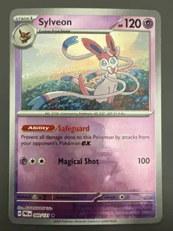 Sylveon (Poke Ball Pattern) 040/131 Prismatic Evolutions Holo Pokemon TCG - NM - Image 1