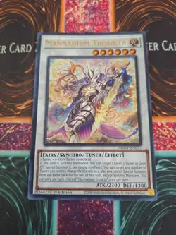 Yu-Gi-Oh! Mannadium Trisukta AGOV-EN037 Ultra Rare 1st Edition Near Mint - Image 1