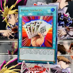 Yugioh Royal Straight BLCR-EN002 Ultra Rare 1st Ed Near Mint - Image 1
