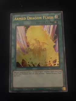 Armed Dragon Flash Ultra Rare Blvo! Lightly Played Condition - Image 1