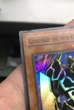 LP YUGIOH GEARFRIED THE IRON KNIGHT PSV-101 1ST EDITION English Super Rare Holo - Image 4