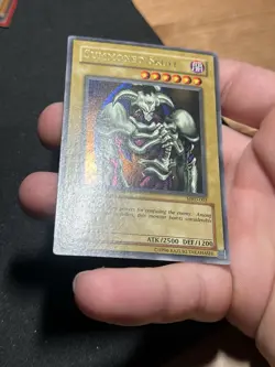 2002 Yugioh Summoned Skull MRD-003 Ultra Rare Original Print LP - Image 2