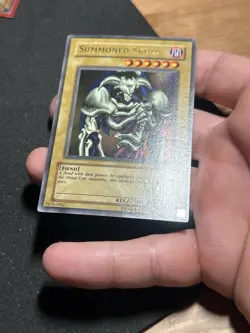 2002 Yugioh Summoned Skull MRD-003 Ultra Rare Original Print LP - Image 3