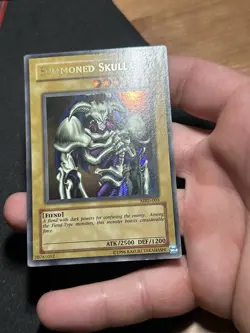 2002 Yugioh Summoned Skull MRD-003 Ultra Rare Original Print LP - Image 4