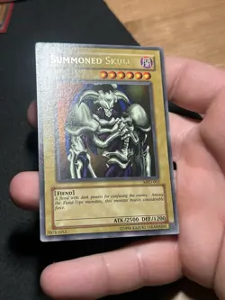2002 Yugioh Summoned Skull MRD-003 Ultra Rare Original Print LP - Image 5
