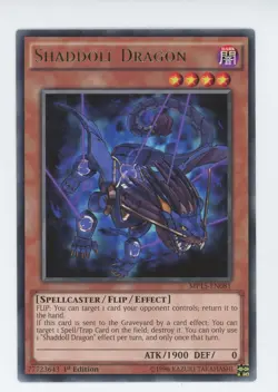Yugioh Shaddoll Dragon MP15-EN081 Rare 1st LP - Image 1