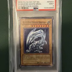 Yu-Gi-Oh Duelist Pack: Kaiba 1st Edition Blue-Eyes White Dragon DPKB-EN001 PSA 9 - Image 1