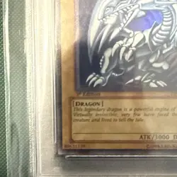 Yu-Gi-Oh Duelist Pack: Kaiba 1st Edition Blue-Eyes White Dragon DPKB-EN001 PSA 9 - Image 3