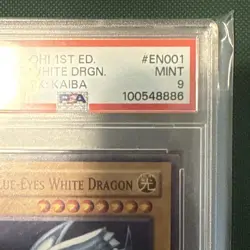 Yu-Gi-Oh Duelist Pack: Kaiba 1st Edition Blue-Eyes White Dragon DPKB-EN001 PSA 9 - Image 5