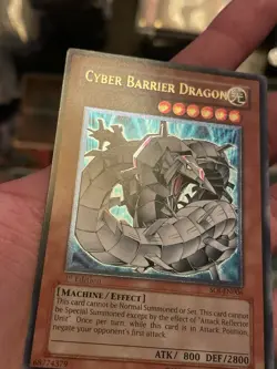 SOI-EN006 Cyber Barrier Dragon Ultimate Rare 1st Edition Yugioh Card LP - Image 4
