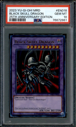 Black Skull Dragon - MRD-EN018 - PSA 10 - Ultra - Metal Raiders - Yu-Gi-Oh - 728 - Image 1
